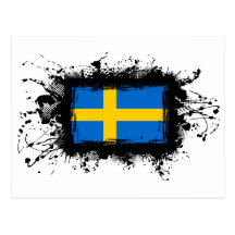 Sverigeflagga Vykort