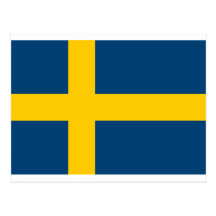 Sverigeflagga Vykort