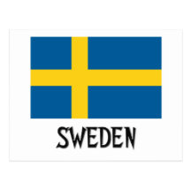 Sverigeflagga Vykort