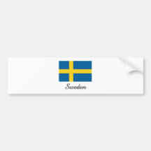 Sverigeflaggadesign Bildekaler