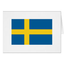 SverigeFLAGGAinternationell Hälsnings Kort