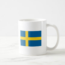 SverigeFLAGGAinternationell Kaffe Koppar
