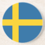 Sverigeflaggakustfartyg Underlägg För Glas