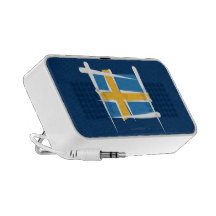 Sverigen borstar flagga bärbarahögtalare
