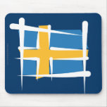 Sverigen borstar flagga musmattor