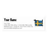 Sverigen borstar flagga visitkort mallar