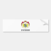 Sverigevapensköld Bildekal