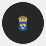 Sverigevapensköld Klistermärke