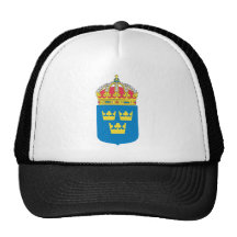 Sverigevapensköld (mindre) trucker keps