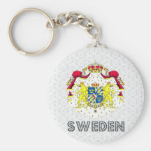 Sverigevapensköld Nyckel Ring