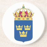 Sverigevapensköldkustfartyg Glasunderlägg