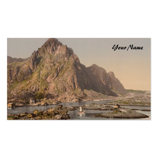 Svolvaer Lofoten, Nord-Norge, norge Visitkort