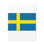 Sweden Flag Post Card