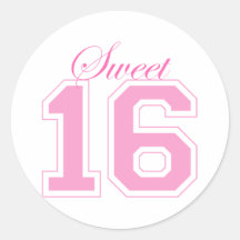 Sweet sixteen (skriva), runda klistermärken