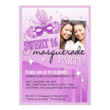 SWEET SIXTEENMASKERADINBJUDAN