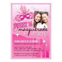 SWEET SIXTEENMASKERADINBJUDAN