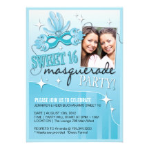 SWEET SIXTEENMASKERADINBJUDAN