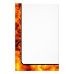 Swirly flammar personligt brevpapper