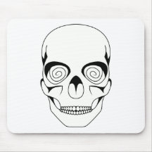 swirly skalle musmattor