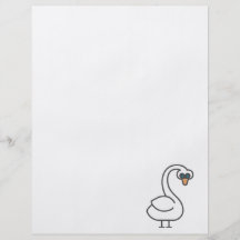 Swivvel svan full färg flygblad