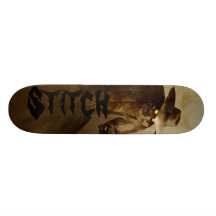 Sy n-plugghäst skate deck