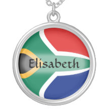 Sydafrika flagga + Känt halsband