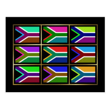 Sydafrika Multihue sjunker vykortet