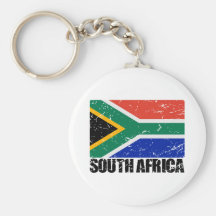 Sydafrika vintageflagga nyckelringar