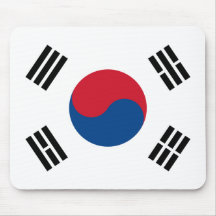 Sydkorea flagga Mousepad Mus Matta