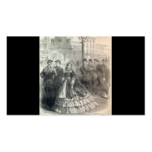 "Sydlig belle" circa 1861 Visit Kort