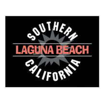 Sydlig Kalifornien Laguna strand Vykort
