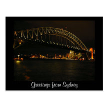 sydney hälsningar vykort