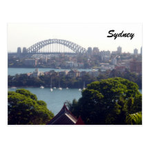 sydney hamnfjärder vykort
