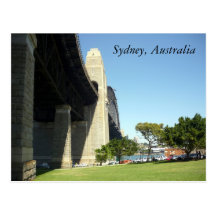 sydney överbryggar att närma sig vykort