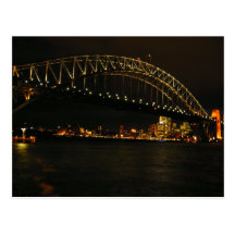 sydney på natten vykort