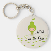 SYLT på pearen Keychain Nyckel Ring