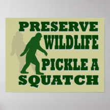 Syltdjurlivknipa en squatch print