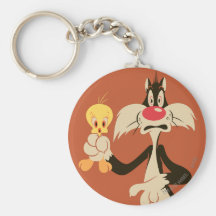 Sylvester med Tweety Nyckel Ring