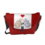 symbol av kärlekmessenger bag