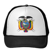 Symbol för Ecuador officiellt vapensköldheraldik Mesh Kepsar