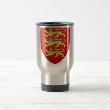 Symbol för England officiellt vapensköldheraldik Kaffe Koppar