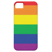 Symbol för flagga för regnbågefrihetsgay pride iPhone 5 fodral