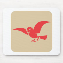 Symbol för flyghökfågel musmatta