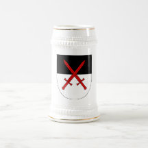 Symbol för heraldik för Båge-Marskalk vapensköld o Kaffe Muggar