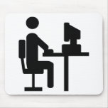 symbol för kontorsarbetare musmatta