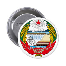 Symbol för Nordkorea officiellt vapensköldheraldik Pins