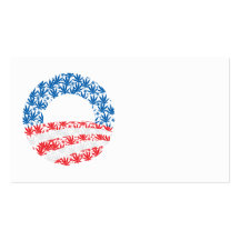Symbol för Obama krukalöv Visitkort Mall