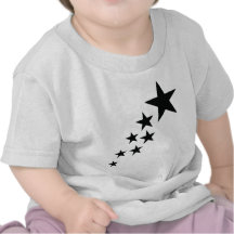 symbol för sju svart stjärnor tshirts