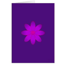 Symbolisk blomma hälsningskort