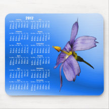 Synade blått gräs ~-mousepad för 2 kalender musmatta